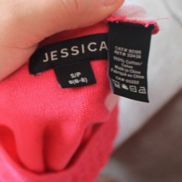 Jessica Hot Pink Crochet Sweater - Picture 8 of 9